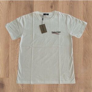 Balenciaga Classic White Short Sleeve Tee